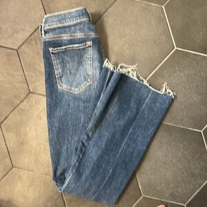 Mother The Weekender Fray Women's Jeans - Blue